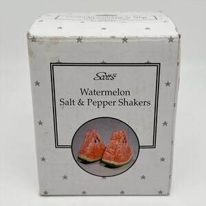 New in Box Watermelon Salt & Pepper Shakers by Scott's of Wisconsin
